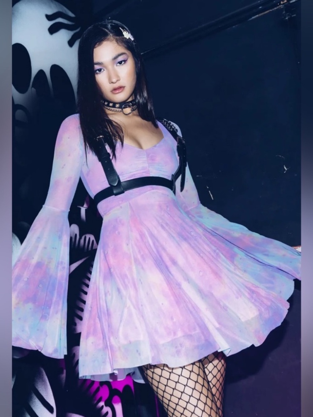Blackmilk Pastel Planet Spectre Dress
